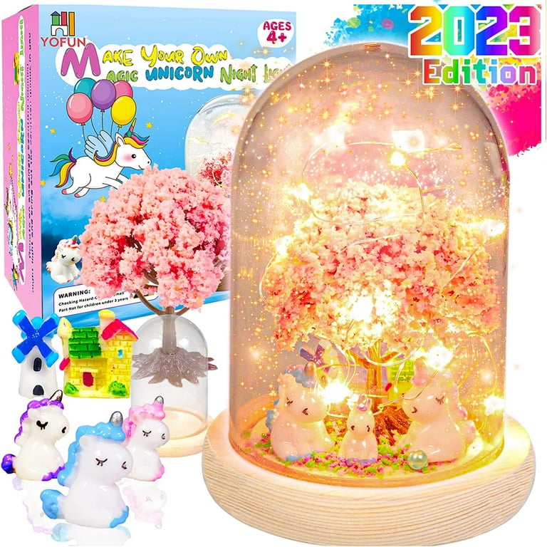 YOFUN Make Your Own Unicorn Night Light - Unicorn Craft Kit for Kids, Arts  and Crafts Nightlight Project Novelty for Girl Age 4 to 9 Year Old, Unicorns  Gifts for Girls 