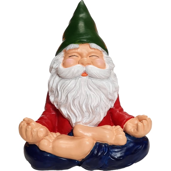 Spoontiques Yoga Gnome Resin Garden Statue