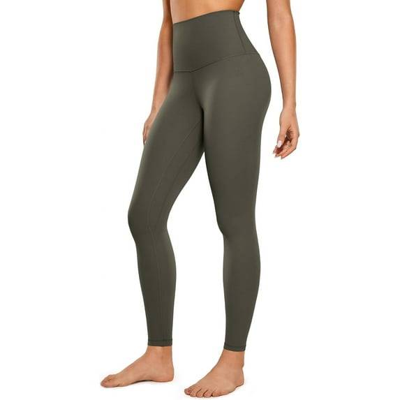 YOGA Super High Waisted Butterluxe Workout Leggings 28'' -Over Belly Buttery Soft Full Length Yoga Pants for Women