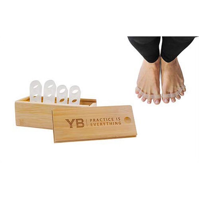 YOGABODY Naturals Toe Spreaders & Separators, Fast Pain Relief from Hammertoe & Bunions, Two