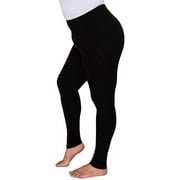 YOGALANDUSA Women's Yoga Workout Leggings – Plus Size High Waisted 4 Way Stretch with Zipper Pocket Casual Active Pants …