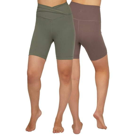 YOGALICIOUS womens Crosstown Bike Short, m