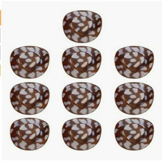 YOHAVEN 10 Mini Cowboy Hats Party Favors Bachelorette Wedding Birthday Hen Do Doll Accessories Fun Western Decor Glass Shooter Topper Celebration