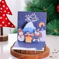 thumbnail image 1 of YOHAVEN 3D Glitter Christmas Tree Greeting Card with Envelope, Pop-Up Holiday Card for Merry Christmas and Happy New Year, Unique Handcrafted Seasonal Gift for Family Friends, 1 of 6