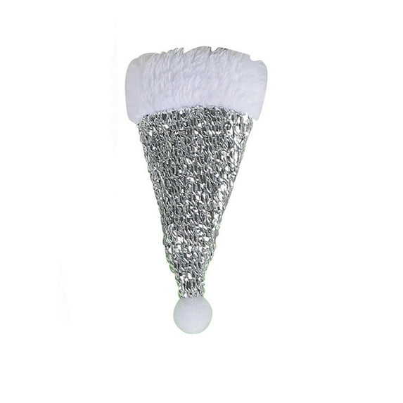 YOHAVEN 6PC Christmas Mini Hat Knife And Fork Decorations Holiday Table Ornaments Party Favors for Home Office Dining Room Seasonal Decor