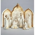thumbnail image 1 of YOHAVEN 9-Piece Indoor Christmas Nativity Set Resin Figurines Holiday Decor for Table Desk Mantel Indoor Christmas Decorations Religious Home Decor Seasonal Winter Decor, 1 of 3