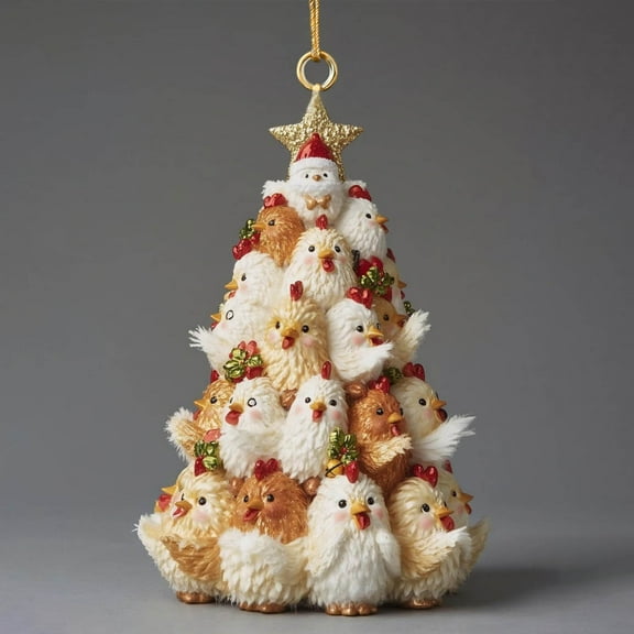 YOHAVEN Acrylic Christmas Plane Hanging Ornaments, Holiday Tree Decorations for Indoor Window Wreath Displays, Lightweight Xmas Party Decor