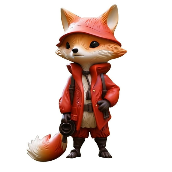 YOHAVEN Acrylic Fox Pendant Car Hanging Ornament Dashboard Window Air Freshener Home Office Holiday Party Christmas Gift Decor