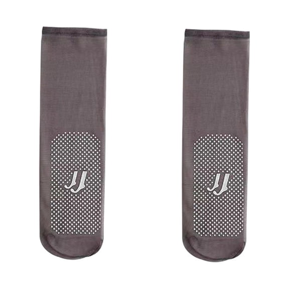 YOHAVEN Anti-Slip Gel Velvet Crystal Female Socks Short Tube Breathable Comfortable Winter Spring Footwear for Casual Business Formal, Christmas Gifts, Holiday Apparel, Stocking Stuffers