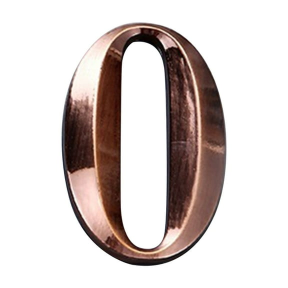 YOHAVEN Black Modern House Numbers 0-9 Self-Adhesive Metal Numerals, Mailbox Street Address Door Wall Sign for Outdoor Indoor Home Apartment Office Decoration