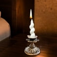 thumbnail image 1 of YOHAVEN Candle Holders Thick Metal Candlestick Set, Gold Table Centerpiece for Wedding Christmas Party Dining Holiday Decor Ambient Lighting Accent, 1 of 6