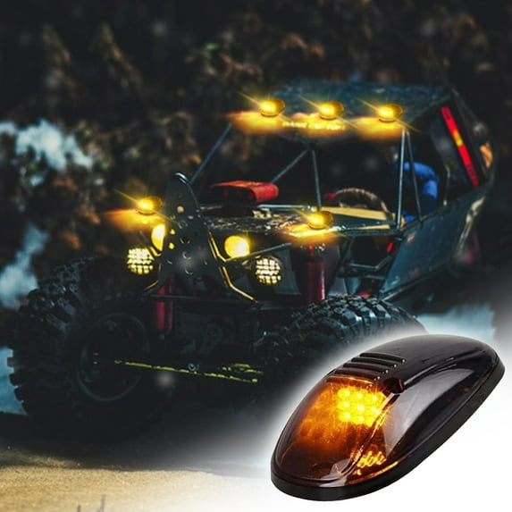 YOHAVEN Car Roof LED Lighting 9 Beads Sensor Activated Waterproof Decorative Light for Vehicle Truck Van Outdoor Night Road Safety Decor