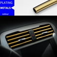 thumbnail image 1 of YOHAVEN Car Vent Outlet Trim Strips, 20PCS U-Shaped Chrome Plated Decorative Molding Interior Accessories for Dashboard Air Vent Styling Upgrade, 1 of 3