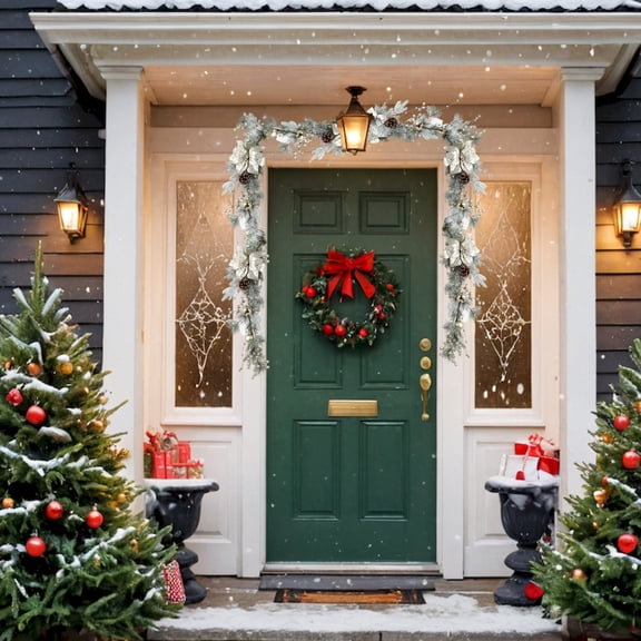 YOHAVEN Christmas Candy Cane Ornament Large Hanging Decoration Holiday Cane Pendant for Door Wall Fireplace Indoor Outdoor Xmas Party Home Decor