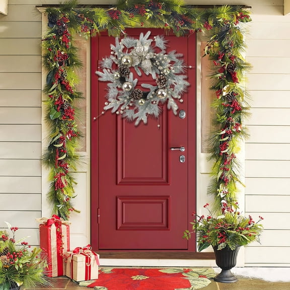 YOHAVEN Christmas Cane Decoration 6FT Hanging Ornament, Candy Cane Shape Holiday Pendant for Xmas Tree Door Wall Fireplace Indoor Outdoor Festival Home Decor