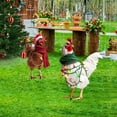 thumbnail image 1 of YOHAVEN Christmas Garden Ground Insert Decoration 7.4"x12" Festive Hat Chicken Ornament for Indoor Outdoor Garden Yard Porch Christmas Decorations Holiday Display Seasonal Festive Decor, 1 of 8