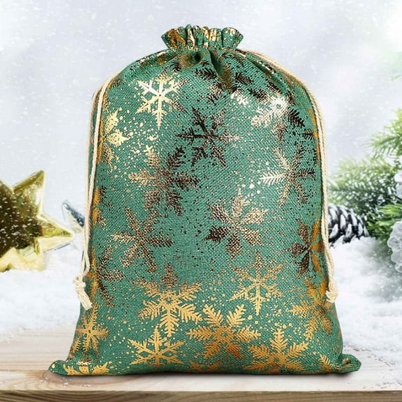 YOHAVEN Christmas Gift Bag Holiday Seasonal Home Party Decorations Front Door Fireplace Christmas Stocking Bag Christmas Gifts for Women Men Teens Christmas Wrapping Paper Decor