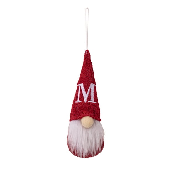 YOHAVEN Christmas Gnome Doll Ornament Faceless Santa Hat Dwarf Figurine Shelf Fireplace Tabletop Decorations Holiday Pendant for Home Xmas Party Decor