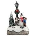 thumbnail image 1 of YOHAVEN Christmas LED Mini House Ornament, Hand Painted Resin Village Decoration with Warm White LED, Xmas Centerpiece Decoration for Fireplace Bedroom Table Holiday Gift, 1 of 5