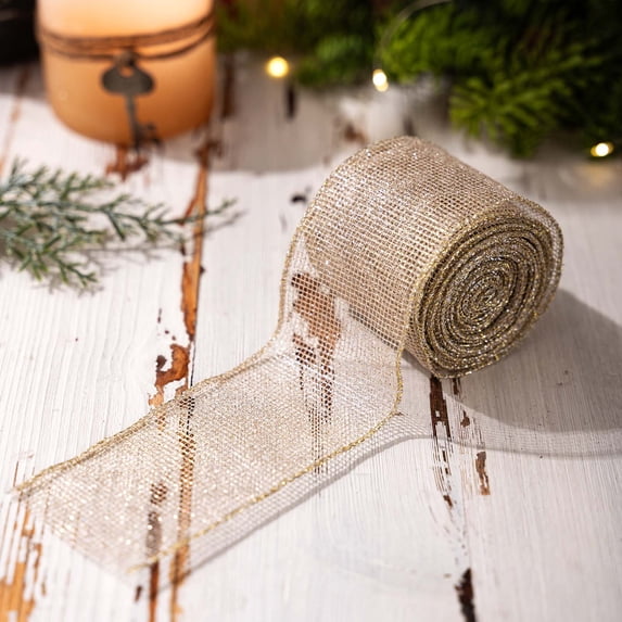 YOHAVEN Christmas Ribbon Webbing Roll Bow Decorative Wrapping Ribbon Holiday Gift Decoration for Christmas Crafts Home Party DIY Seasonal Wrapping Paper Christmas Presents for Women Men Teens
