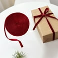 thumbnail image 1 of YOHAVEN Christmas Velvet Ribbon Gift Packaging, DIY Butterflies Tie Ribbon Tree Decoration for Holiday Wrapping Party Home Seasonal Decor Accent, 1 of 9