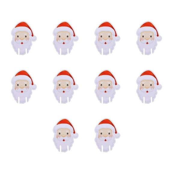 YOHAVEN Christmas Wine Glass Decorations Santa Hat Party Card Inserts for Table Centerpiece Holiday Party Favors Bar Home Restaurant Seasonal Decor