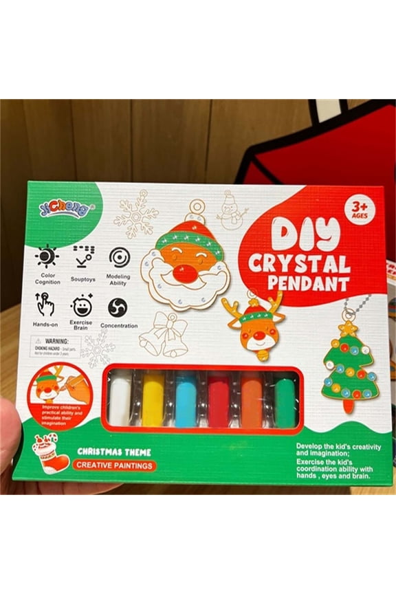 DIY Crystal Paint Arts and Crafts Set, Three Dimensional Graffiti, Window Art Pendant Keychain, Personalized Creative Gift for Home School