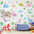 thumbnail image 1 of YOHAVEN Dinosaur Wall Decal PVC Sticker for Living Room Bedroom Playroom Kindergarten Background Wall Decoration, Easy Peel Stick Reusable Art Mural for Home Office Classroom Interior, 1 of 5