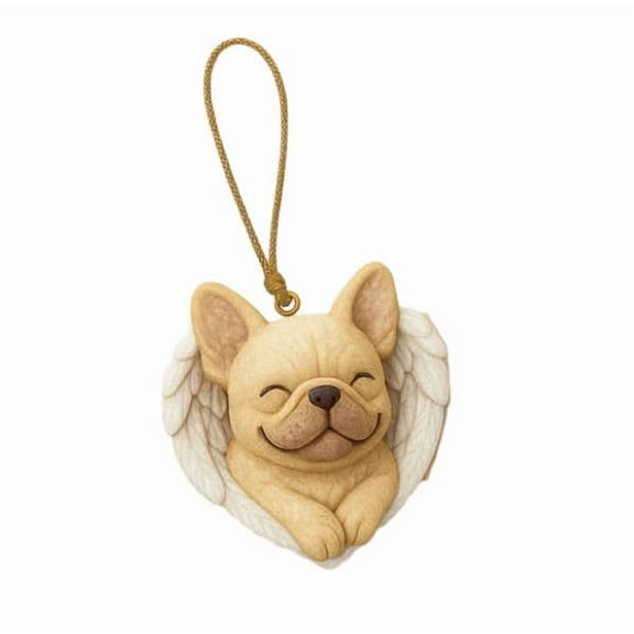 YOHAVEN Dog Souvenir Christmas Tree Ornament for Dog Lovers Pet Memorial Keepsake Christmas Decorations Home Fireplace Mantel Christmas Gifts for Women Men Pet Owners Xmas Ornaments