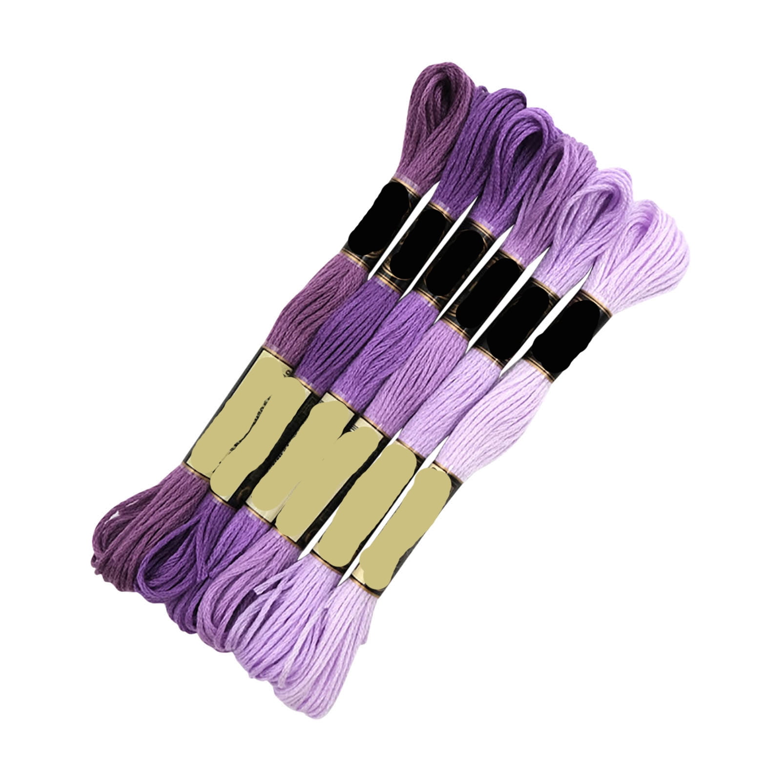 YOHAVEN Embroidery Thread 6 Pack 8M Gradient Color Yarn, Cross Stitch ...