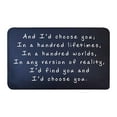 thumbnail image 1 of YOHAVEN Engraved Metal Wallet Card, Permanent Etched Greeting Card Postcard Business Card Alternative, Romantic Love Note for Anniversary Wedding Valentine’s Day Gift for Husband Wife Lover, 1 of 1