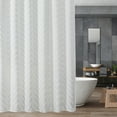 thumbnail image 1 of YOHAVEN Farmhouse Shower Curtain 70"x78" Embroidered Boho Striped Bathroom Curtain, Waterproof Polyester Bath Curtain with Hooks for Home Hotel Apartment, 1 of 7
