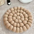 thumbnail image 1 of YOHAVEN Floor Cushions 16" Tatami Tufted Seat Pillow Thick Cotton Linen Square Cushion Comfortable Sitting Pad for Living Room Office Window Bedside Extra Seating Home Decor, 1 of 6