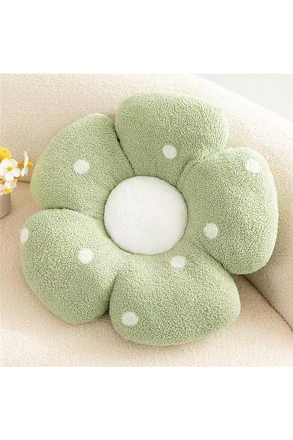 Flower Shaped Plush Pillow Toy Comfortable Seat Cushion, 45cm, Cozy Christmas Pillow for Relaxing, Holiday Gift or Home Decor for Couch, Bed, Office, or Christmas Pajamas Matching Sets