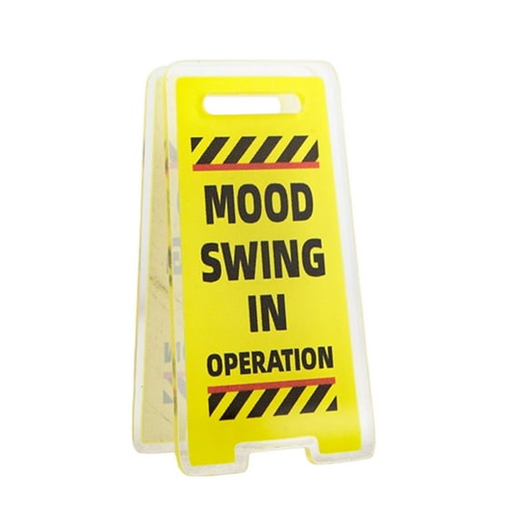 YOHAVEN Funny Office Gifts Mini Acrylic Desk Sign, Unique Personalized Work Humor Decoration for Coworkers Manager Supervisor Office Home Desk Decor