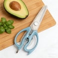 thumbnail image 1 of YOHAVEN Heavy Duty Stainless Steel Kitchen Scissors With Magnetic Sheath, Multi-Function Food Shears For Chicken Meat Vegetables Bottle Opener Can Opener Screwdriver Fish Scaler, Safe Storage, 1 of 5