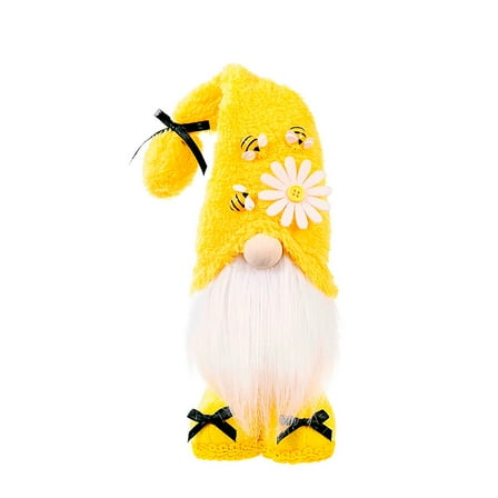 YOHAVEN Holiday Gnome Doll Faceless Old Man Dwarf Decoration, Spring Summer Table Shelf Mantel Christmas Holiday Home Porch Office Seasonal Figurine