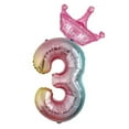 thumbnail image 1 of YOHAVEN Large Number Balloon 40" Foil Balloons for Birthday Anniversary Wedding Baby Shower Graduation New Year Party Supplies Helium Mylar Decoration, 1 of 1