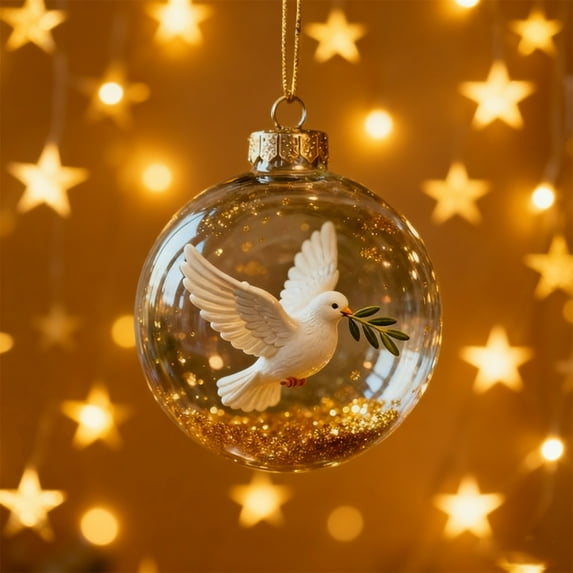 YOHAVEN Life Acrylic Christmas Decorations, 2D Hanging Ornaments for Tree and Holiday Décor, Perfect Christmas Gifts for Family, Ideal for Christmas Tree, Parties, and Festive Gifting