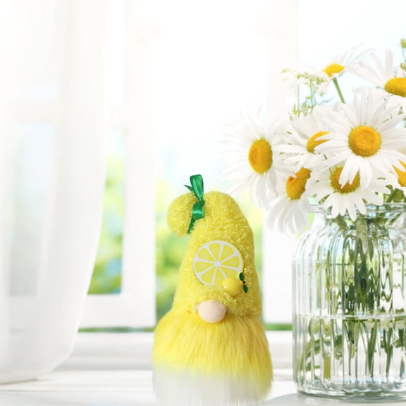 YOHAVEN Lovely Faceless Doll Ornament, Patriotic Fruit Dwarf Home Décor, Soft Plush Holiday Decoration for Table, Office, Living Room, Seasonal Party Accent, Unique Gift for Celebrations