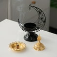 thumbnail image 1 of YOHAVEN Metal Decorative Incense Holder with Charcoal Stove, Indoor Aromatherapy Home Zen Ornament for Meditation Relaxation Office Table Decor, 1 of 2