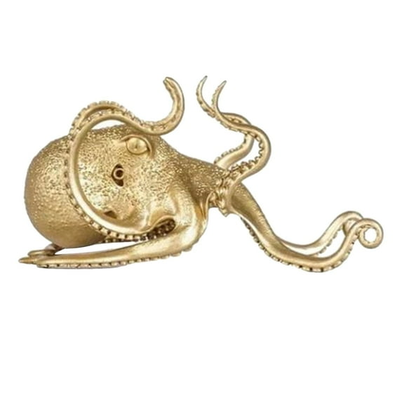 YOHAVEN Metal Lazy Cell Phone Holder, Octopus Desk Organizer, Fun Phone Stand, Whimsical Gift Idea for Adults, Perfect Christmas Gift for Office or Home, Cute Decorations for Holiday Cheer