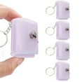 thumbnail image 1 of YOHAVEN Mini Photo Album 5 Pack 1" Keychain Picture Holder, Small PVC Storage Book for Wedding Anniversary Valentine Party Bag Pendant Travel Keepsake Gift, 1 of 7