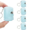 thumbnail image 1 of YOHAVEN Mini Photo Album 5 Pack 1" Keychain Picture Holder, Small PVC Storage Book for Wedding Anniversary Valentine Party Bag Pendant Travel Keepsake Gift, 1 of 7