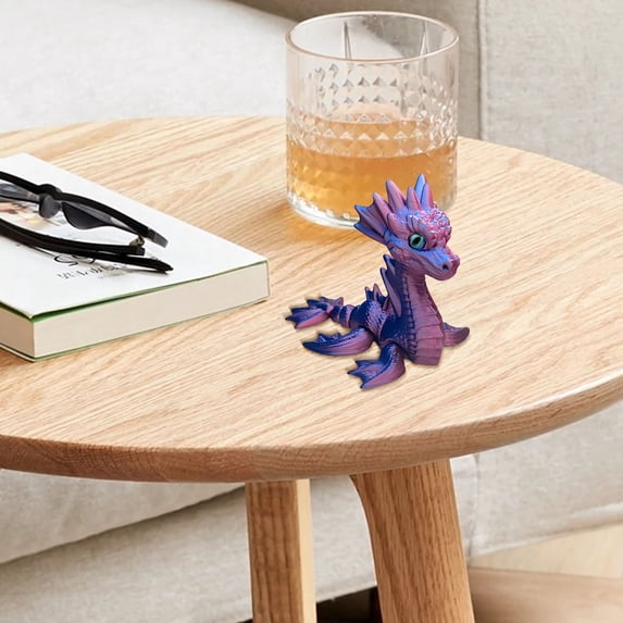 YOHAVEN Mini Sea Dragon Figurine Home Decor Ornament, Nautical Tabletop Shelf Decorations for Living Room Office Aquarium Display, Sea Life Collector Gift Accent