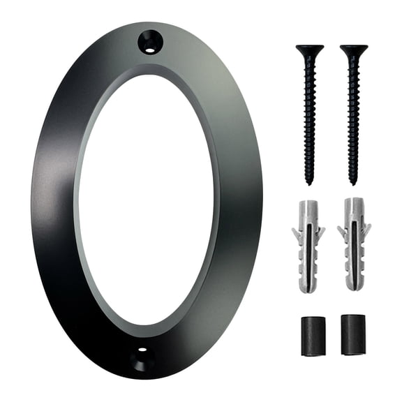 YOHAVEN Modern Floating Alphabet House Numbers 6 Inch, Acrylic Address Letters for Outdoor Home Apartment Building Door Mailbox