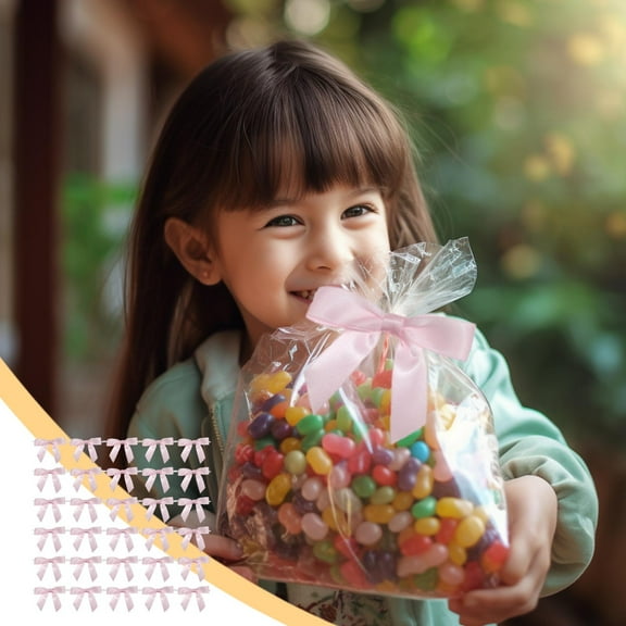 YOHAVEN Multi Color Bow Ribbon Gift Packaging, Decorative Nylon Ribbons for Cake Cookies Presents Holiday Party DIY Wrapping Christmas Easter Decor