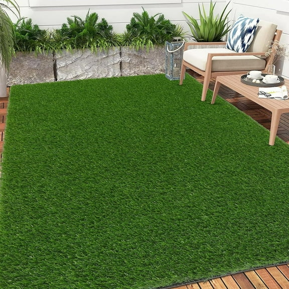 YOHAVEN Outdoor Artificial Moss Mat 39.37"x31.89" Decorative Flock Carpet for Garden, Patio, Balcony, Indoor Outdoor Christmas Decorations, DIY Plant Decor, Holiday Landscaping, Event Party Decor