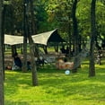 thumbnail image 1 of YOHAVEN Outdoor Camping Hammock, Nylon Mesh Portable Sleeping Bed Travel Hammock for Garden Beach Backyard Hiking Hunting Relaxing Sports Camping, 1 of 6
