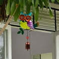 thumbnail image 1 of YOHAVEN Owl Iron Glass Wind Chime, Outdoor Garden Courtyard Hanging Decor with Harmonic Tones for Patio Porch Balcony, Nature Inspired Home Decoration Gift, 1 of 9